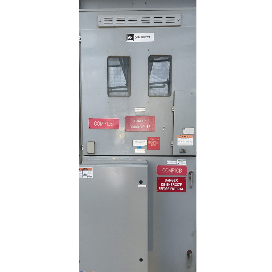 Exiting switchgear with breaker controls